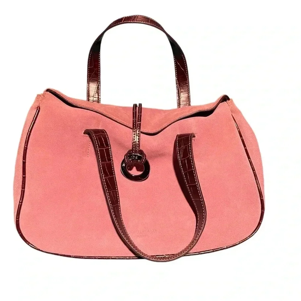 EQUIPAGE PARIS SUEDE HANDBAG